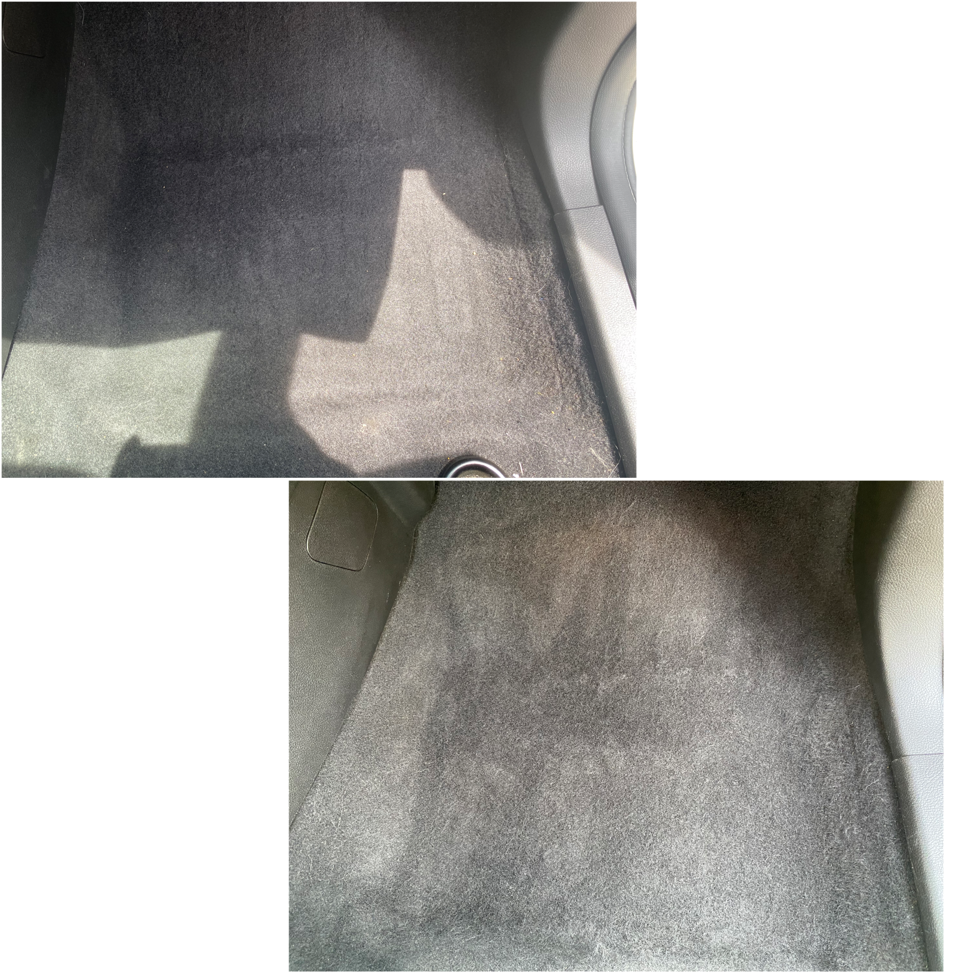 Passenger front carpet is a good display of why I love All Weather floor mats