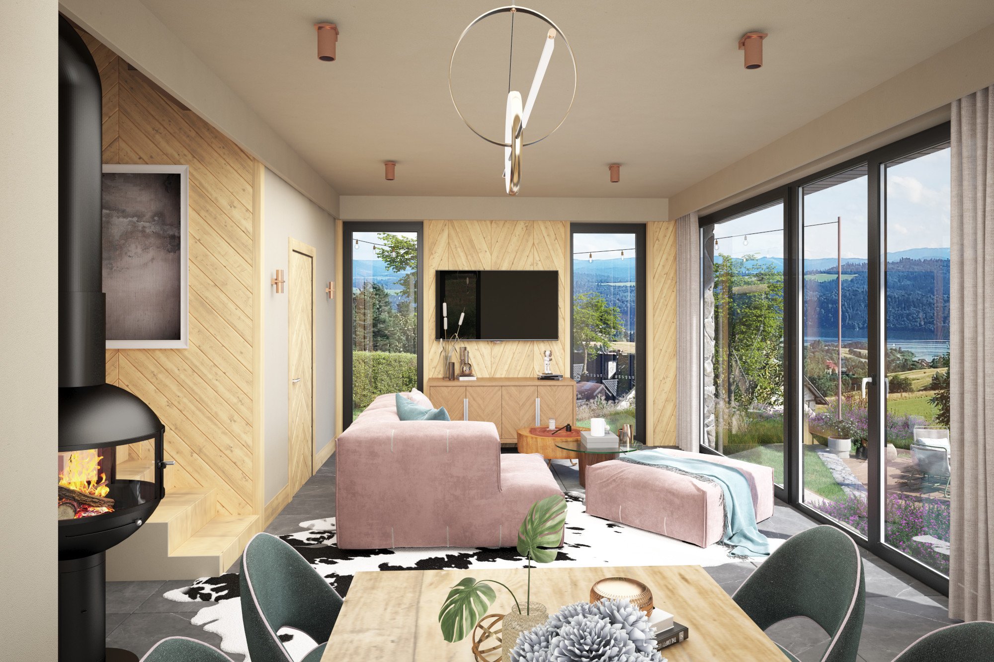 czorsztyn maniowy dom wnętrze