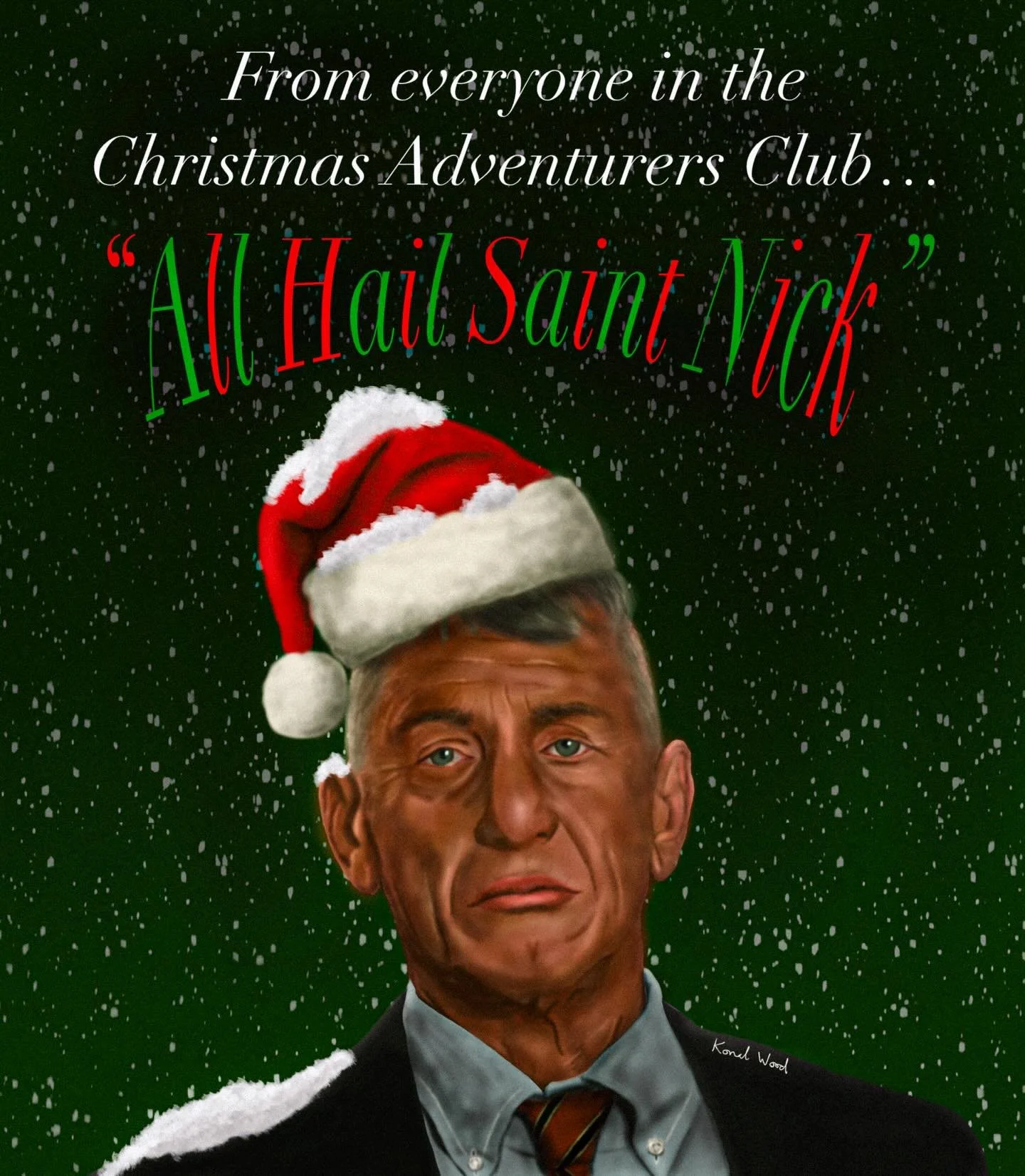 One Battle After Another has taken up so much space in my mind this year, it&rsquo;s got me making greetings cards

@onebattleafteranothermovie 
#onebattleafteranother #christmas #holidays