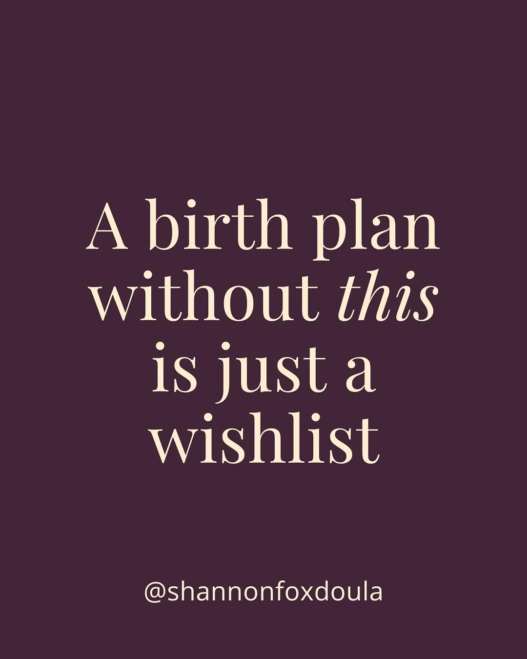A carefully thought out birth plan is valuable.
But it&rsquo;s not the whole story.

Save this for later if you&rsquo;re preparing for birth 💛

#doula #birthdoula #birthplan #birthpreparation #birthchoices #positivebirth
