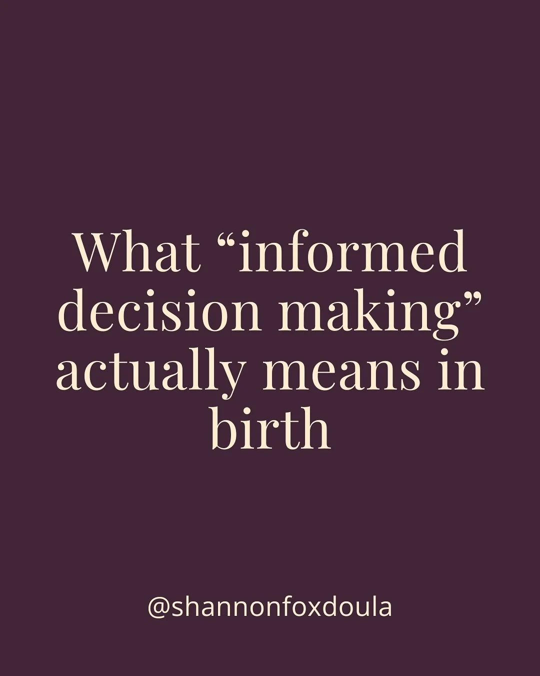 You&rsquo;ve done the courses, read the books and written your birth plan.

But being educated about birth and being informed during your birth are two very different things.

You can know every position, every pain relief option, every intervention 