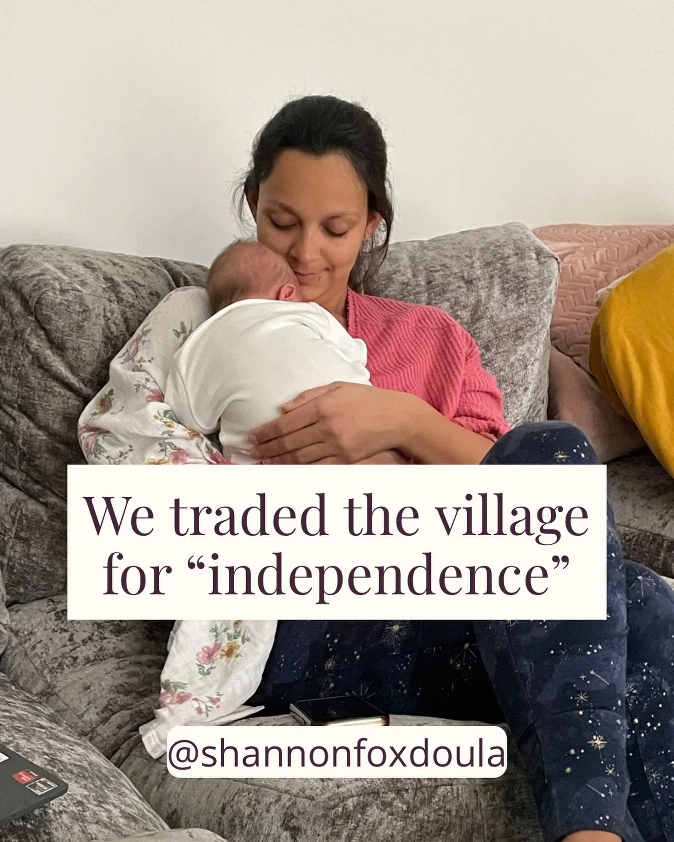 We&rsquo;ve normalised something that should never be normal: new mothers doing it alone.

For thousands of years, postpartum care was communal. When a baby arrived, so did the village. New mothers were surrounded by experienced women who cooked, cle