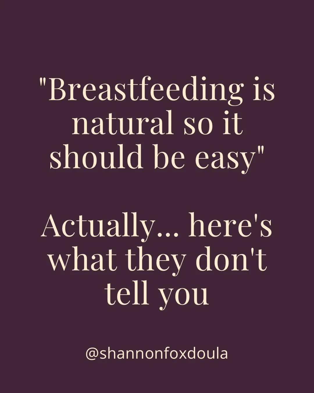 Breastfeeding is natural, but that doesn&rsquo;t mean it&rsquo;s always easy, or pain-free.

If nursing hurts beyond the first 10-20 seconds of a feed, or something just feels off, trust that instinct. Your baby might need support with positioning, a