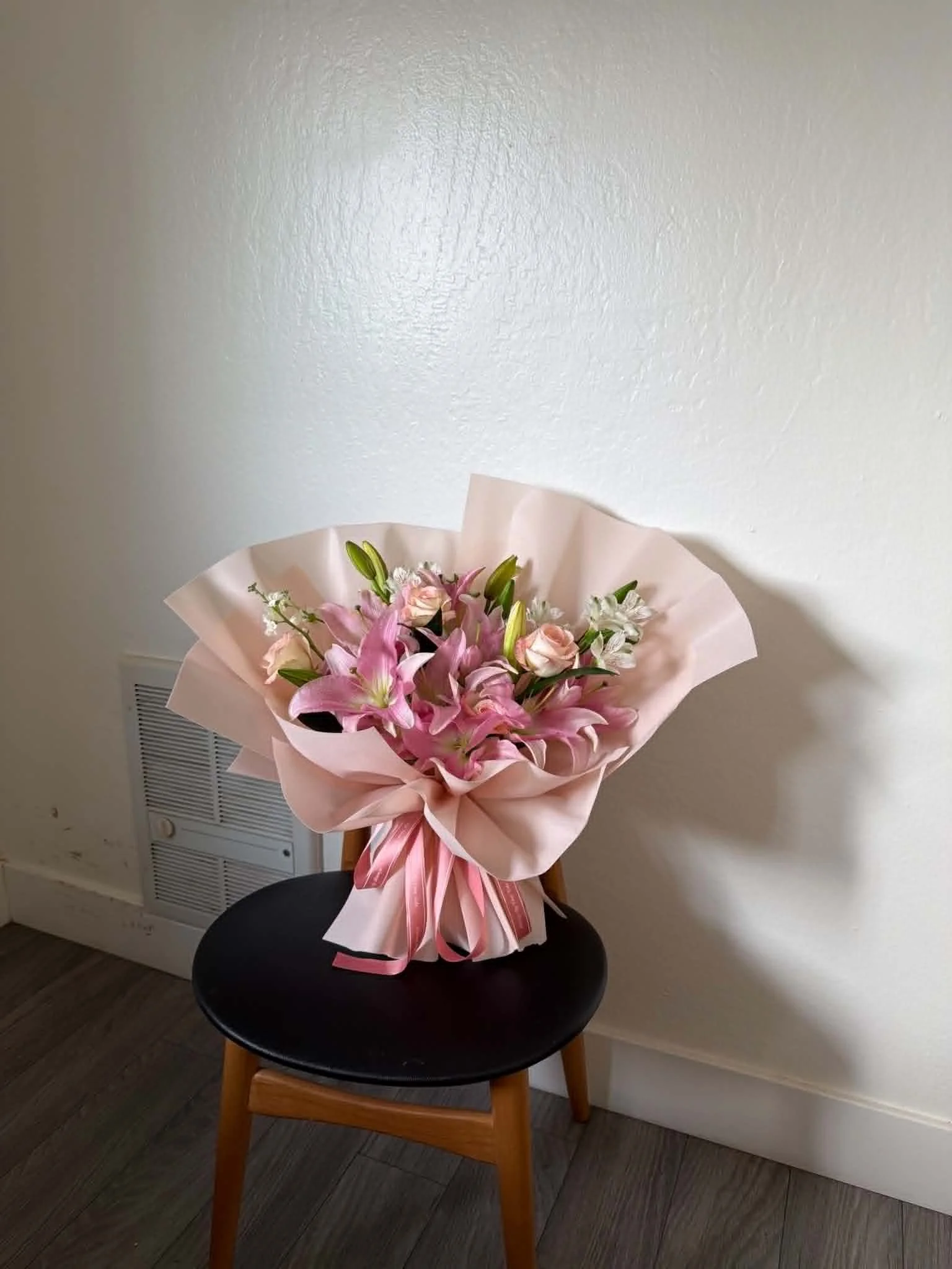 Blush Elegance Soft Pink Bouquet