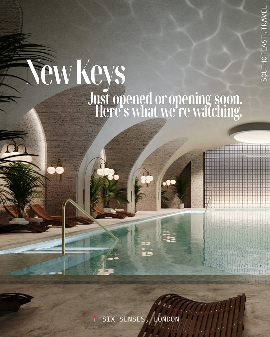 Brand new hotels that have just opened, or are opening any minute. From jungle-backed reserves to restored landmarks and skyline newcomers, here are five to know now.

&bull; Siari, Riviera Nayarit &mdash; Opening December 15, this Ritz-Carlton Reser