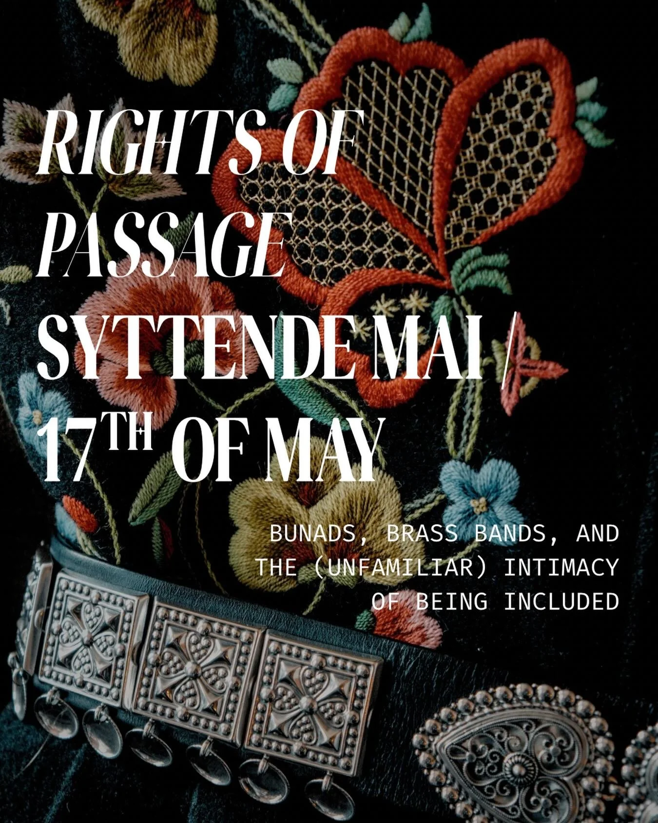 Not Norwegian. Still deeply moved.
Syttende Mai, or what I&rsquo;ve come to remember as an exercise in belonging.
🔖 Field Notes now on Substack &rarr; /southofeast