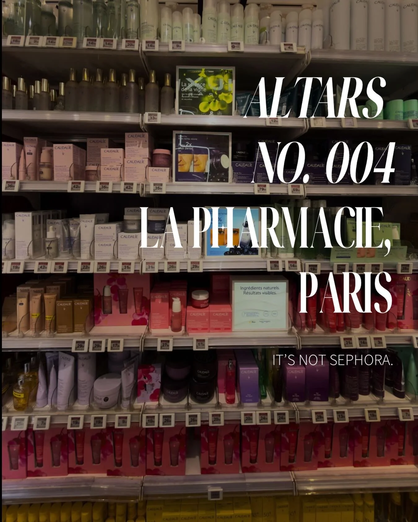 My medicine cabinet is a map of everywhere I&rsquo;ve been. Paris is where it started.
Altars now on Substack &rarr; /southofeast

#SouthOfEast #fieldnotesxsouthofeast