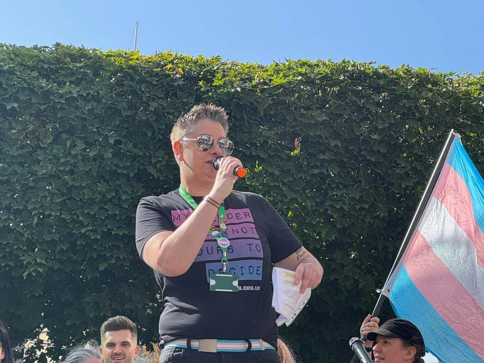 Councillor Zoe Hughes speaking