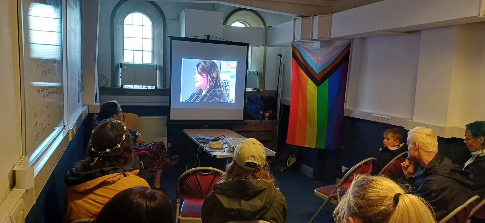 The screening of Dear Wes at the community day