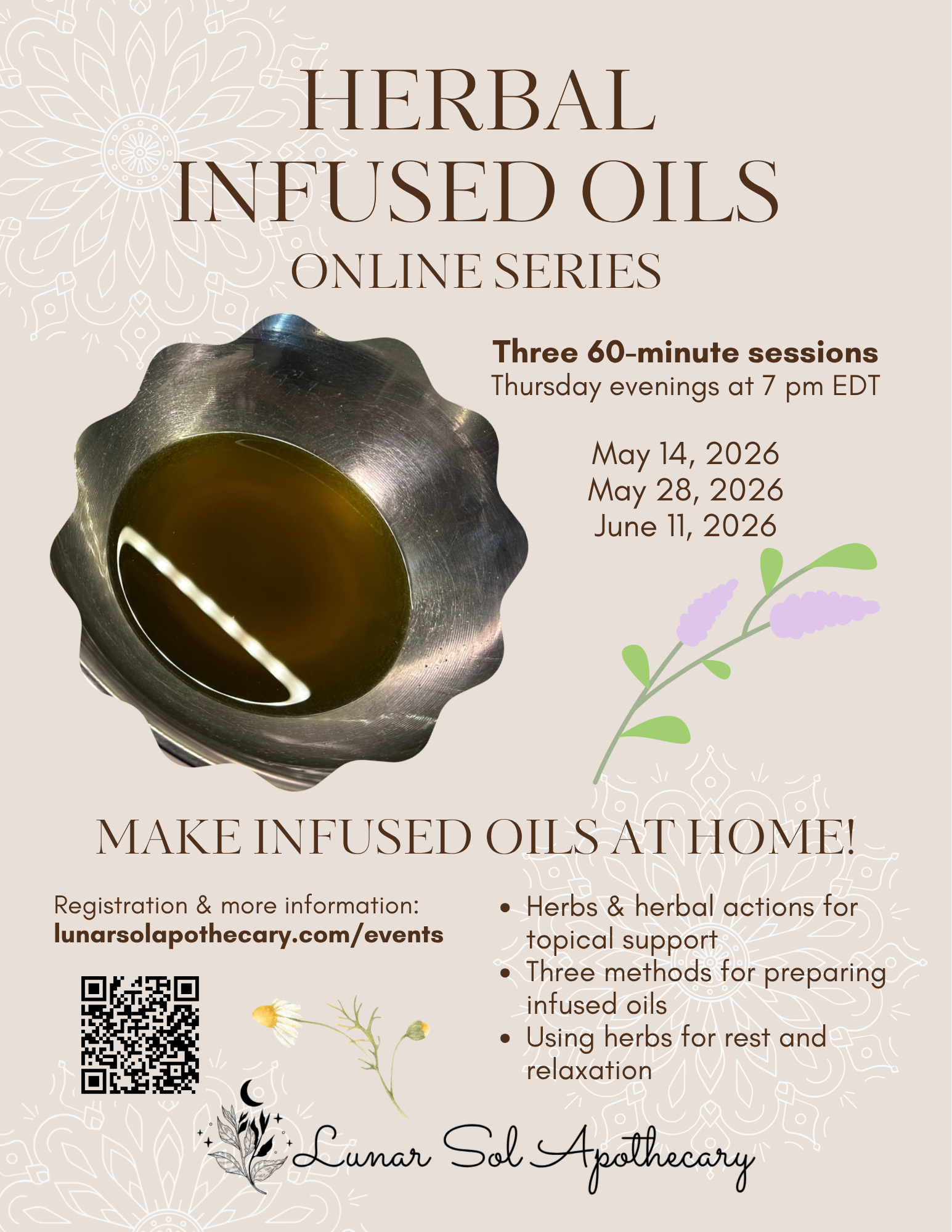 Herbal Infused Oils Series