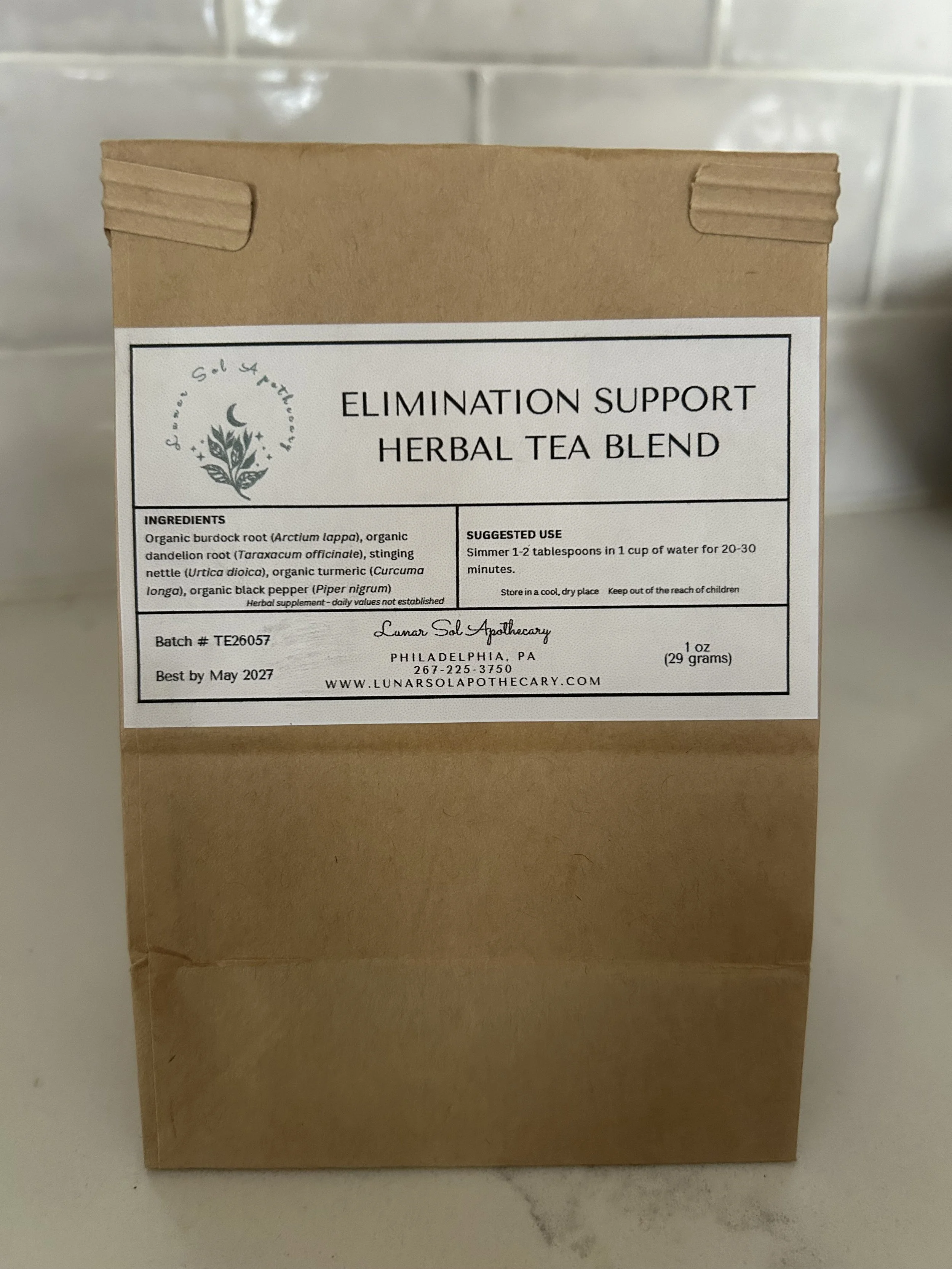 Elimination Support Tea Blend
