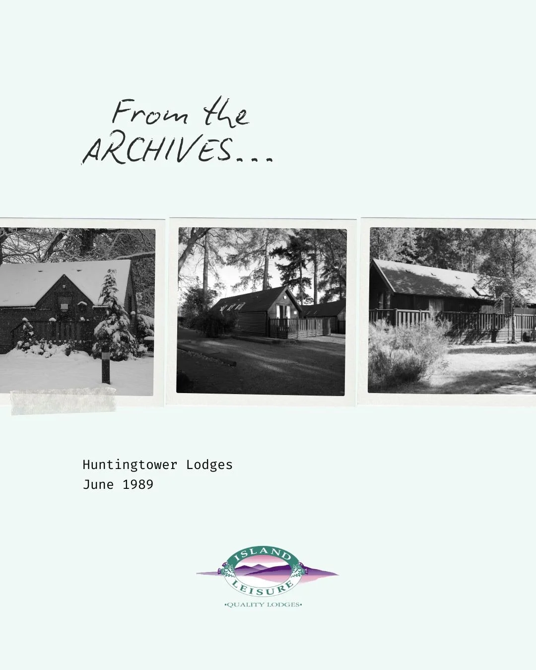 From the archives: 𝐇𝐮𝐧𝐭𝐢𝐧𝐠𝐭𝐨𝐰𝐞𝐫 𝐋𝐨𝐝𝐠𝐞𝐬, 𝐉𝐮𝐧𝐞 𝟏𝟗𝟖𝟗 ⏪ Reflecting over three decades of our commitment to manufacturing quality timber lodges.