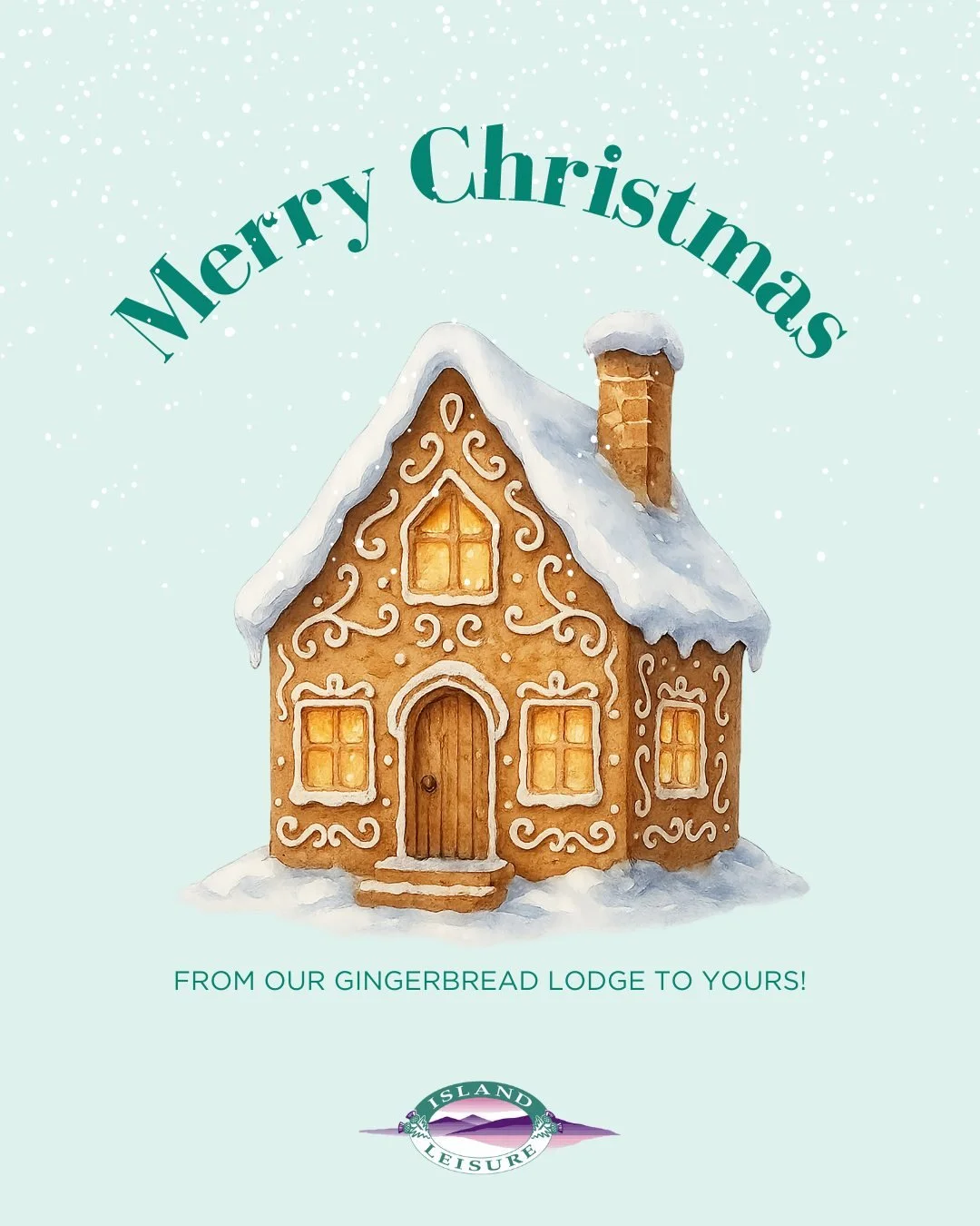 Merry Christmas &amp; a Happy New Year from all of us at Island Leisure Lodges! ✨🎄