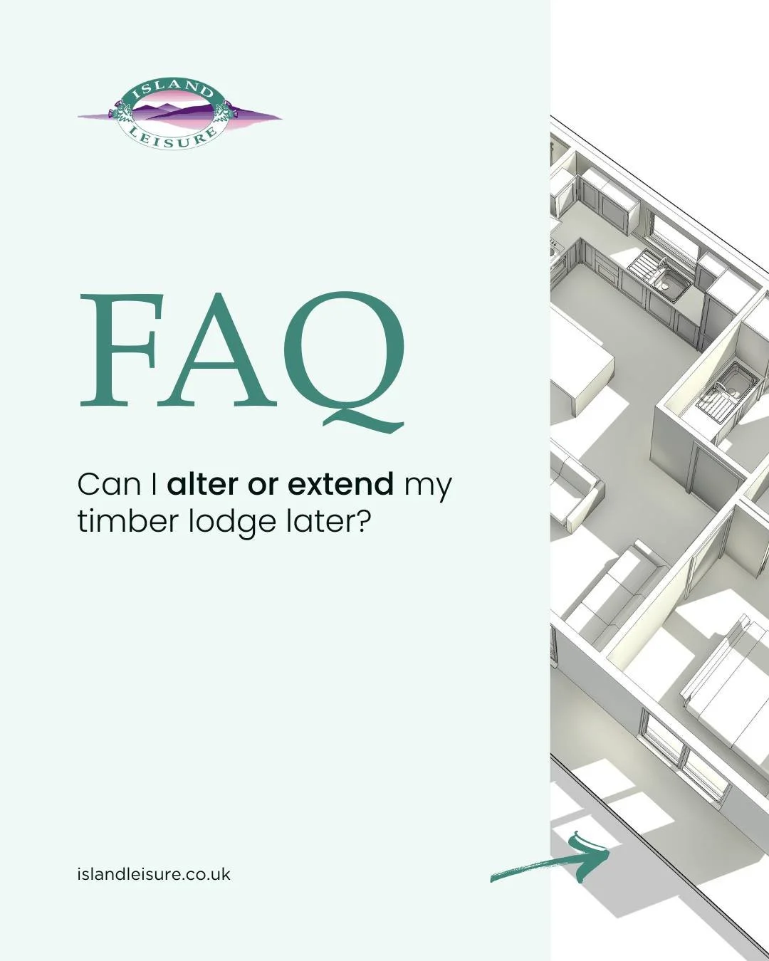Thinking of extending your lodge in the future?

That&rsquo;s usually possible, subject to site approval, and we&rsquo;re here to help with after-sales support for materials, paints, fixtures, and fittings 🤝

Explore customer support and after-sales