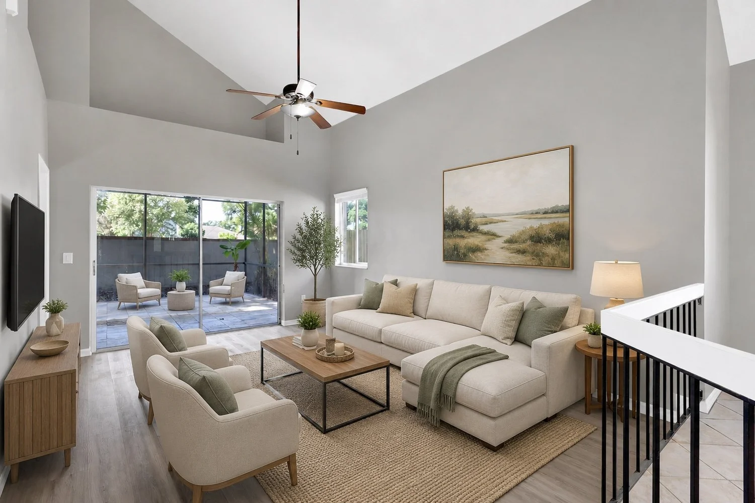 Edited real estate photography
