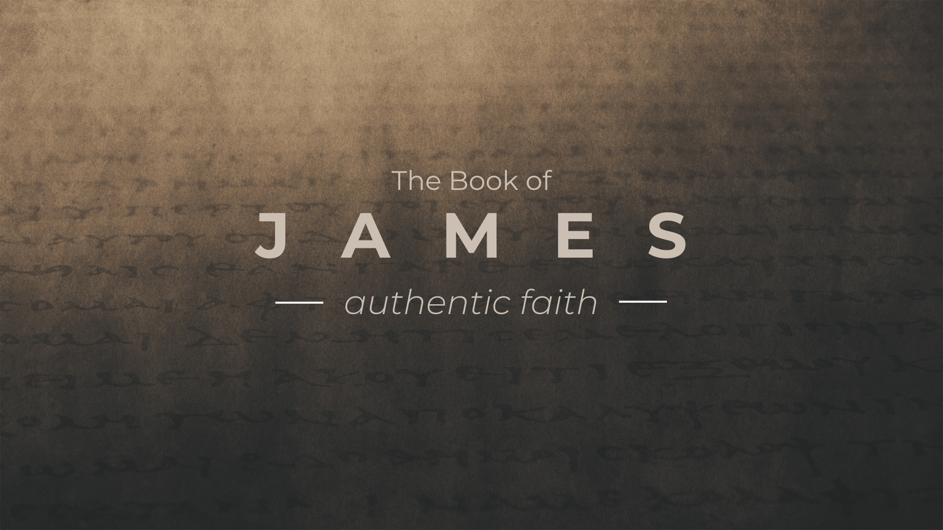 All Age Worship: Faith in Action (James) - Autumn 2026