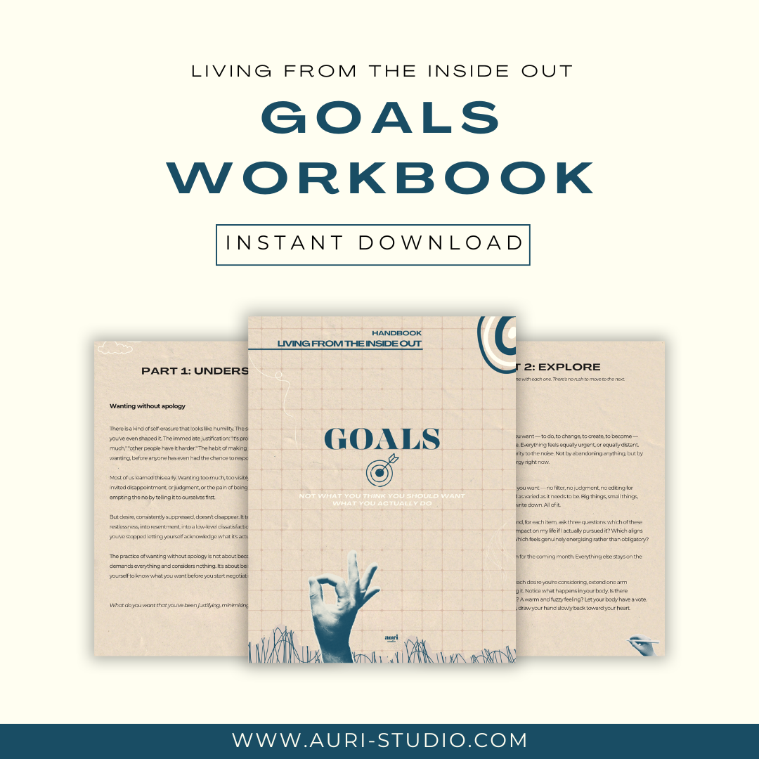 Setting goals workbook
