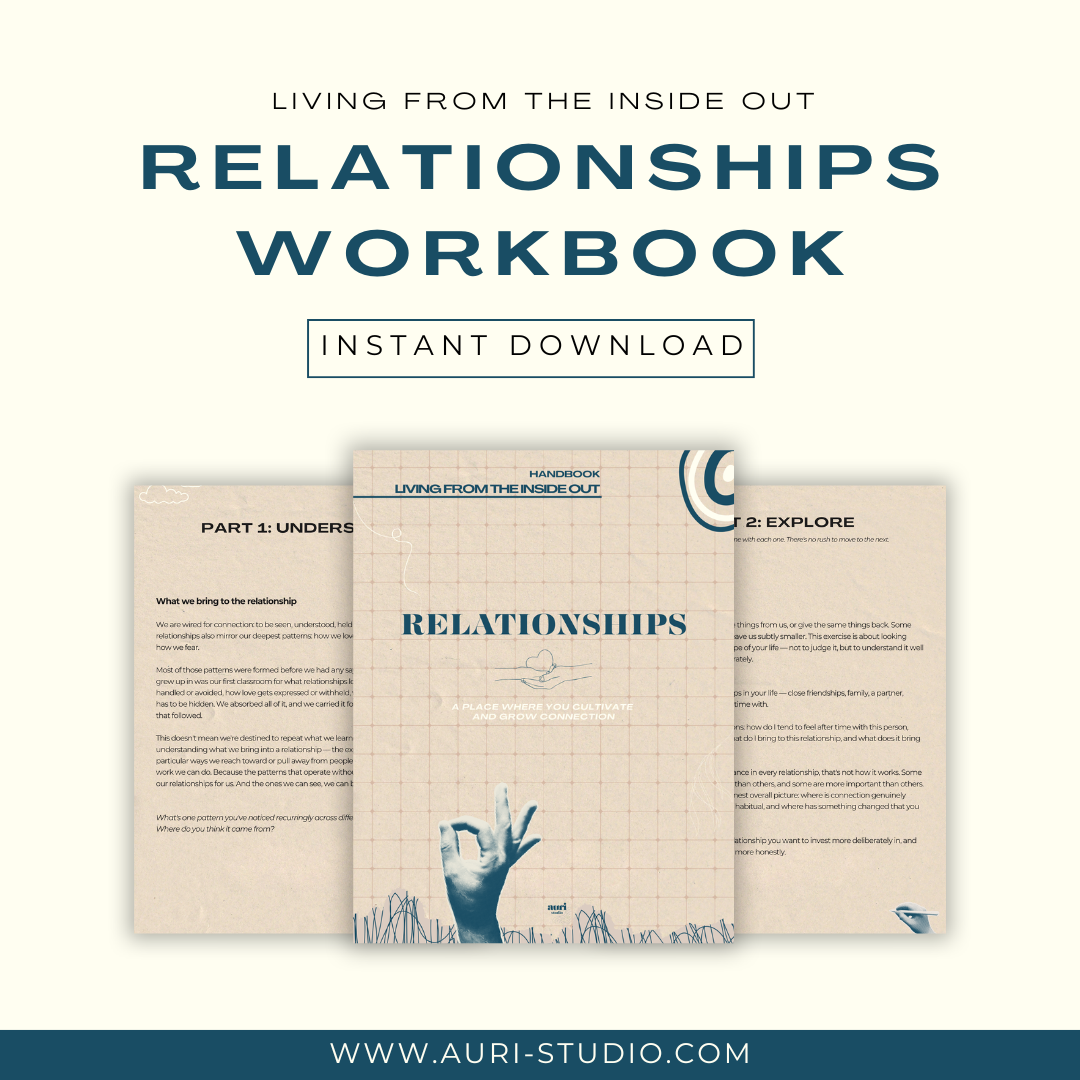 Cultivating relationships workbook