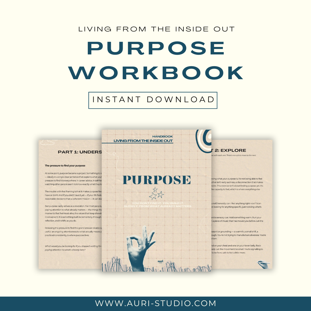 Finding purpose workbook
