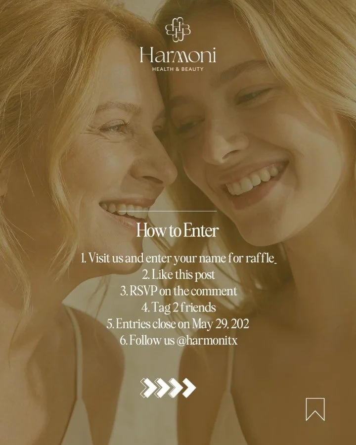 ✨ SOFT LAUNCH GIVEAWAY ✨

Celebrate with Harmonitx Health &amp; Beauty and enter for a chance to win exclusive complimentary treatments.

▫️ Botox up to 50 units
▫️ Lip Filler (Half Syringe)
▫️ Hydrafacial
▫️ IV Hydration Therapy*
*Excludes NAD+

To 
