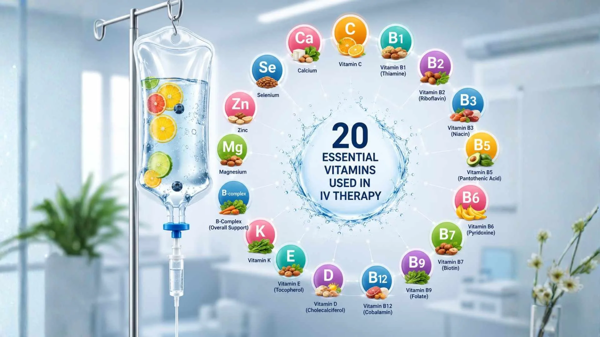20 Essential Vitamins Used in IV Therapy in Frisco,Tx