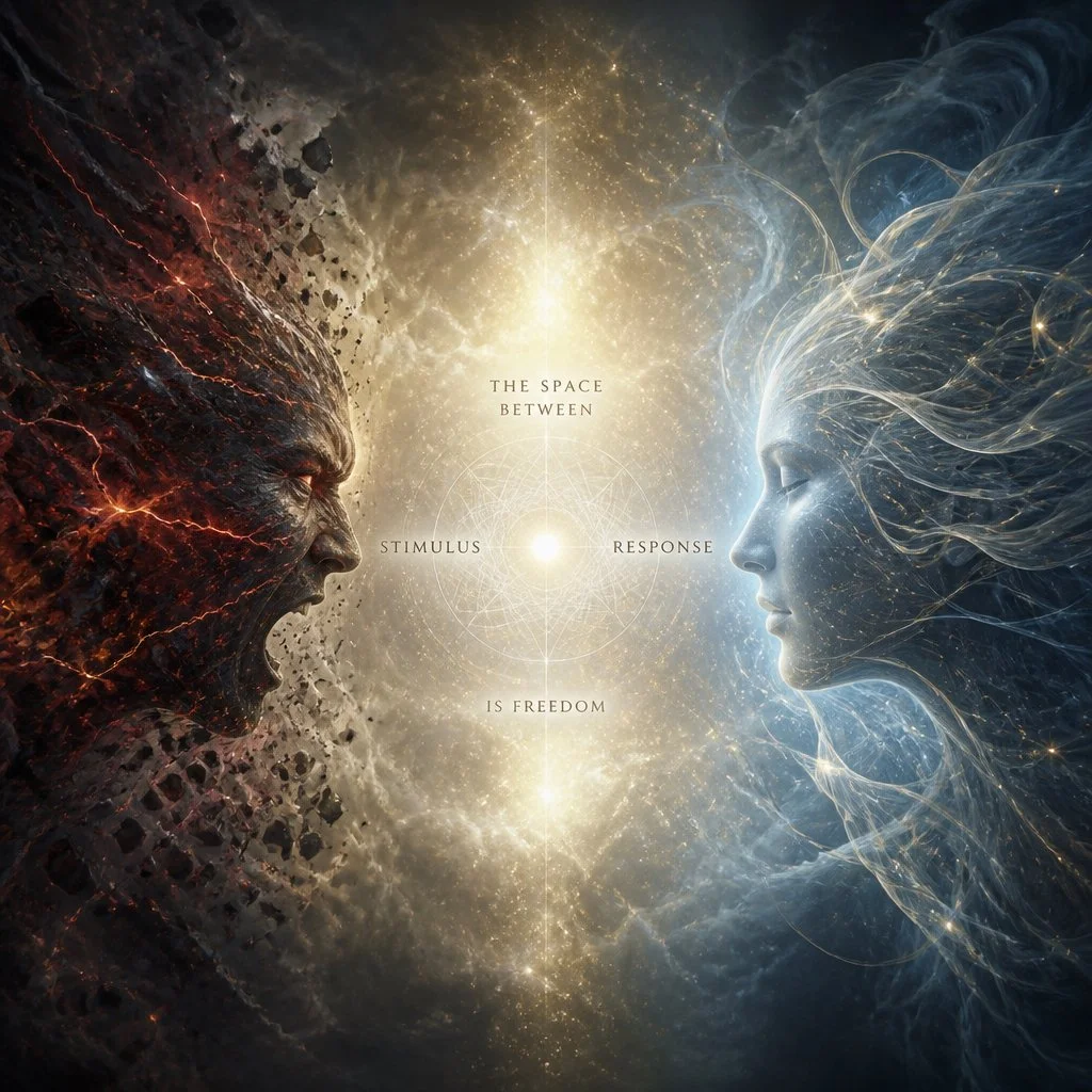 The Sacred Space Between Stimulus and Response
