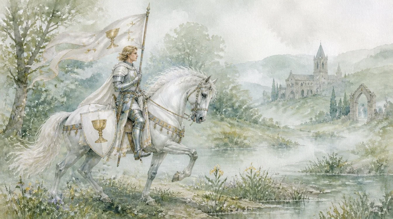 Even Sir Galahad Required Inner Peace