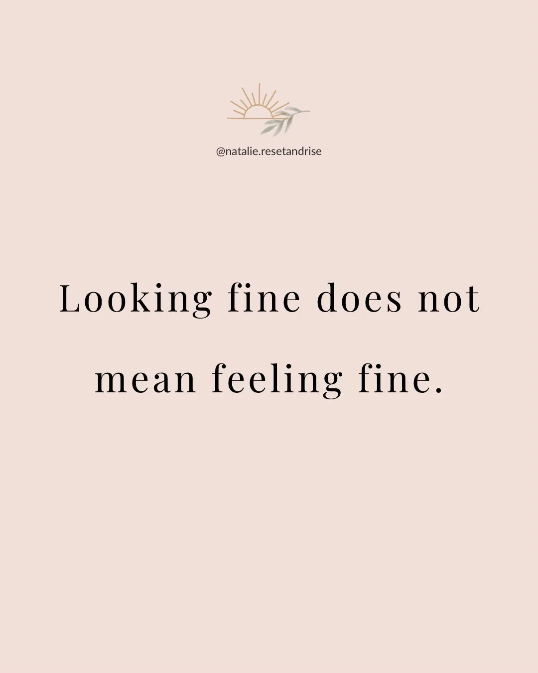 Looking fine does not always mean feeling well.

Some women are still getting up, showing up, smiling, working, caring for everyone else, and keeping life moving&hellip; while quietly dealing with exhaustion, poor sleep, anxiety, cravings, brain fog,
