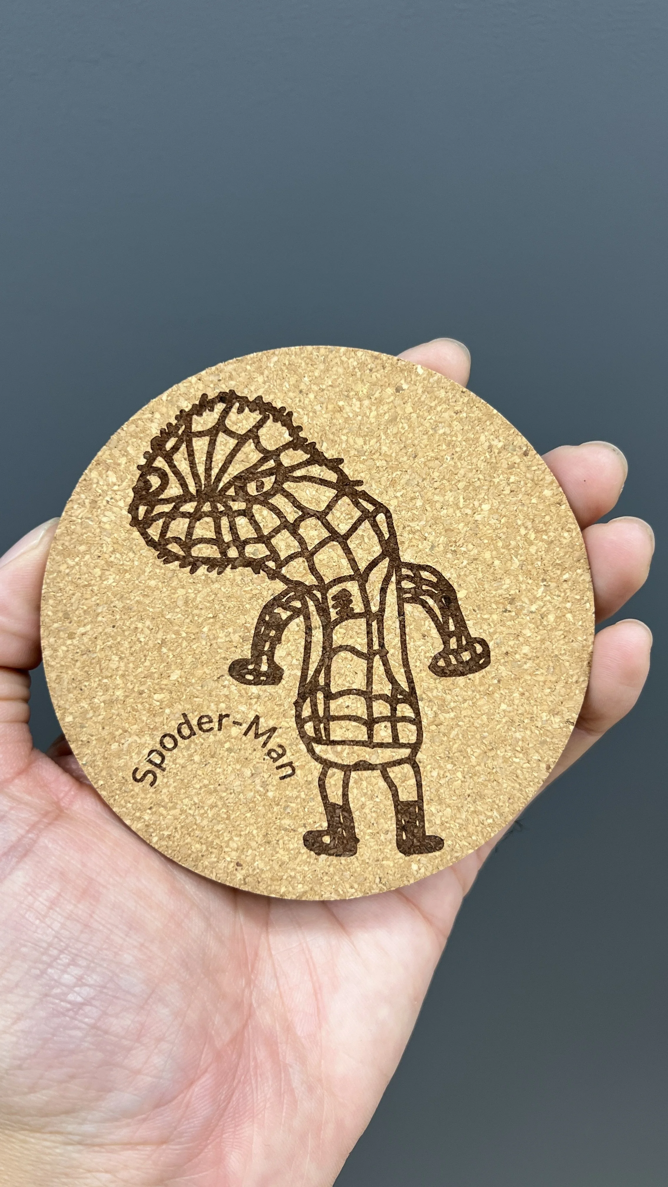 Round Cork Coaster