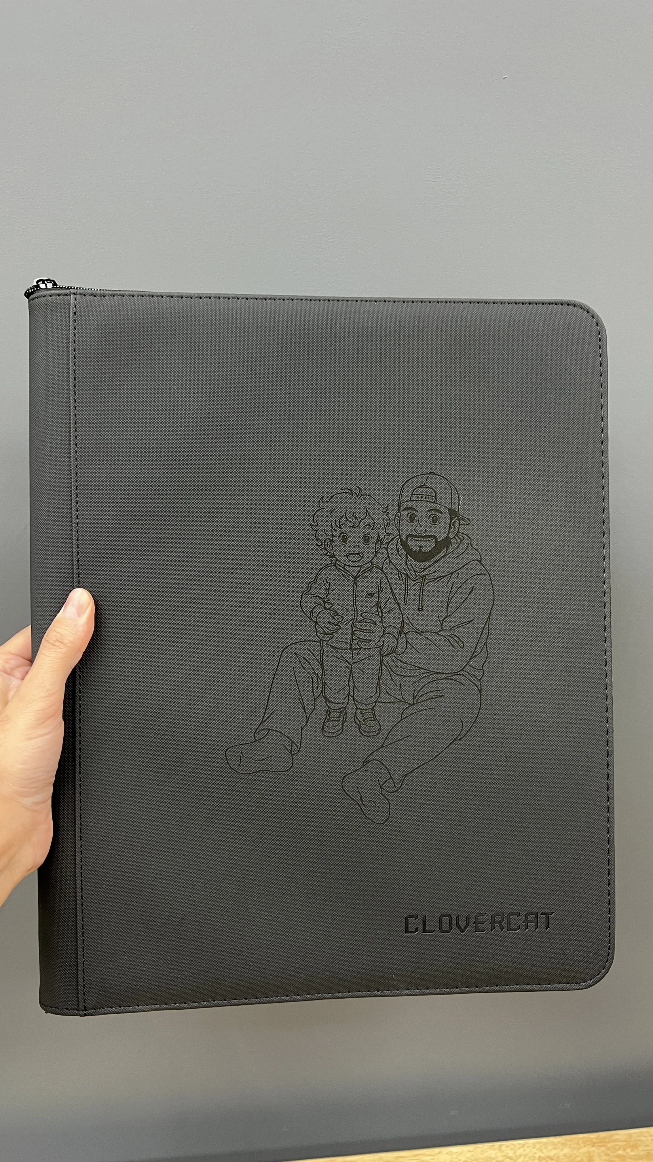 Engraved Collectors Binder