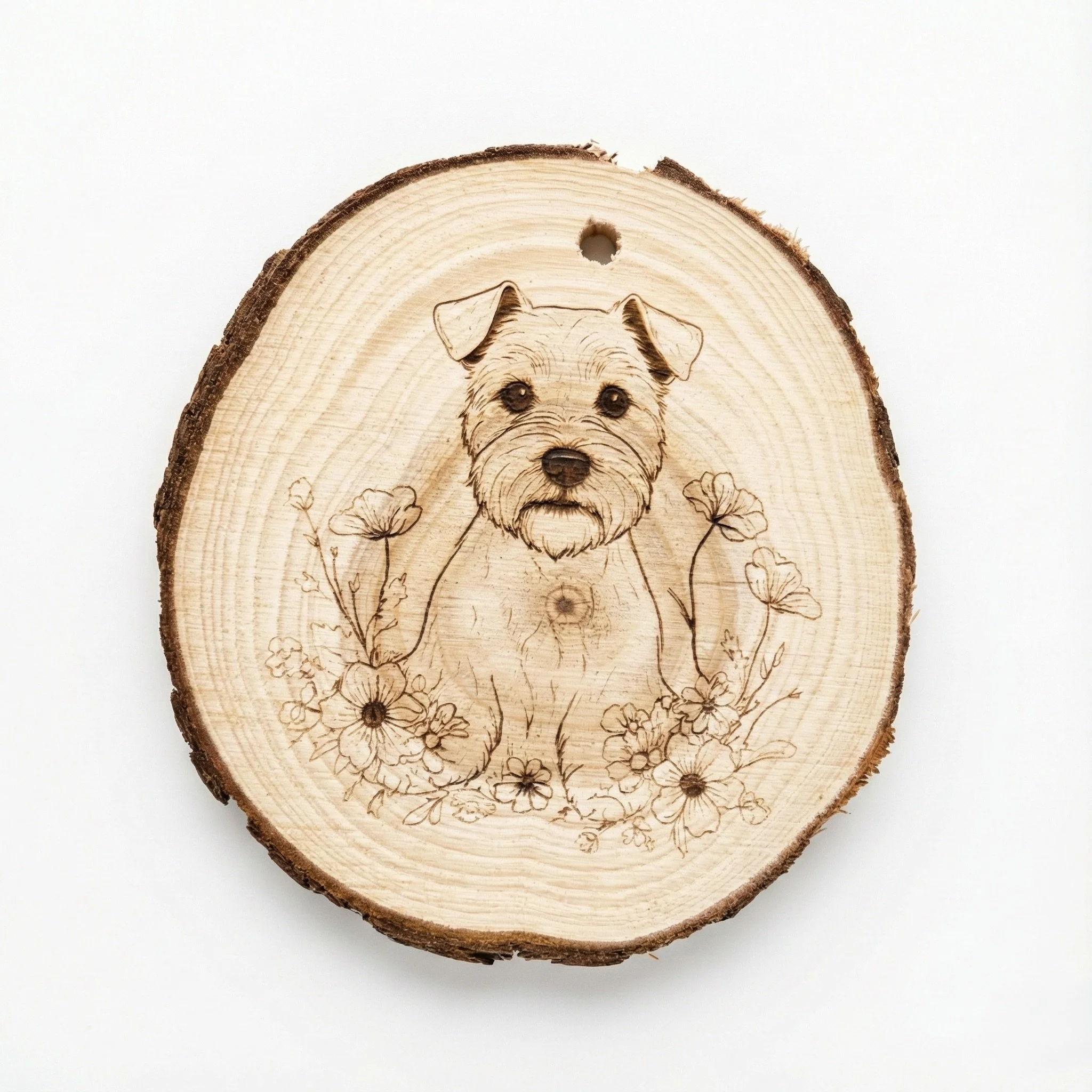Pine Slice Ornament
