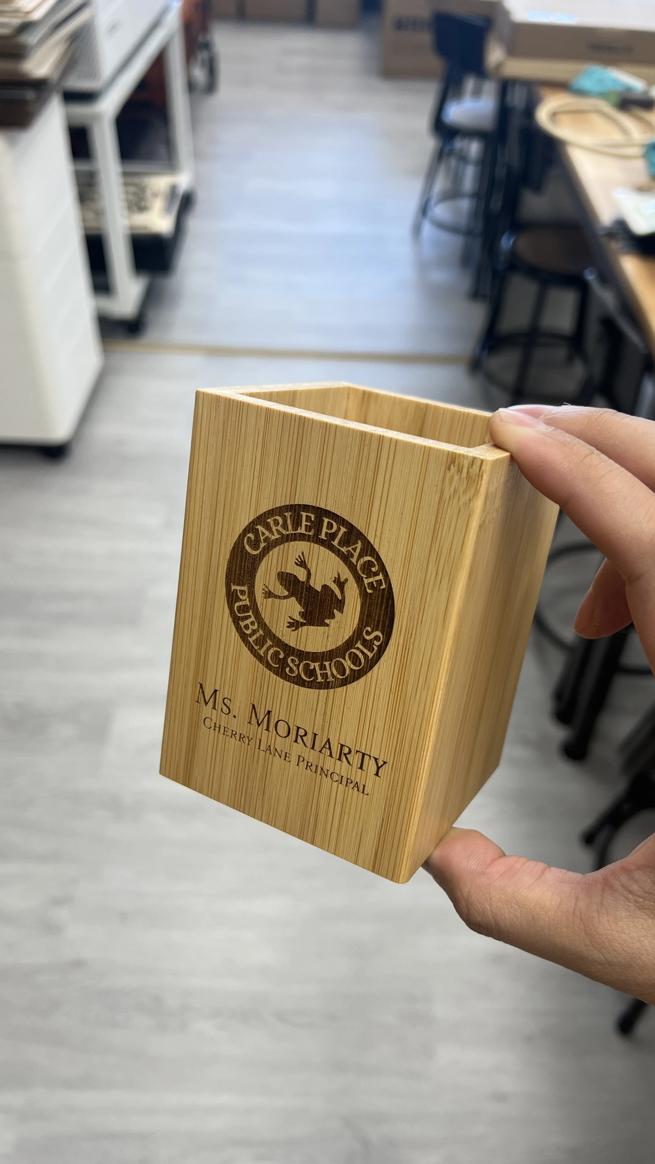 Bamboo Pen Holder