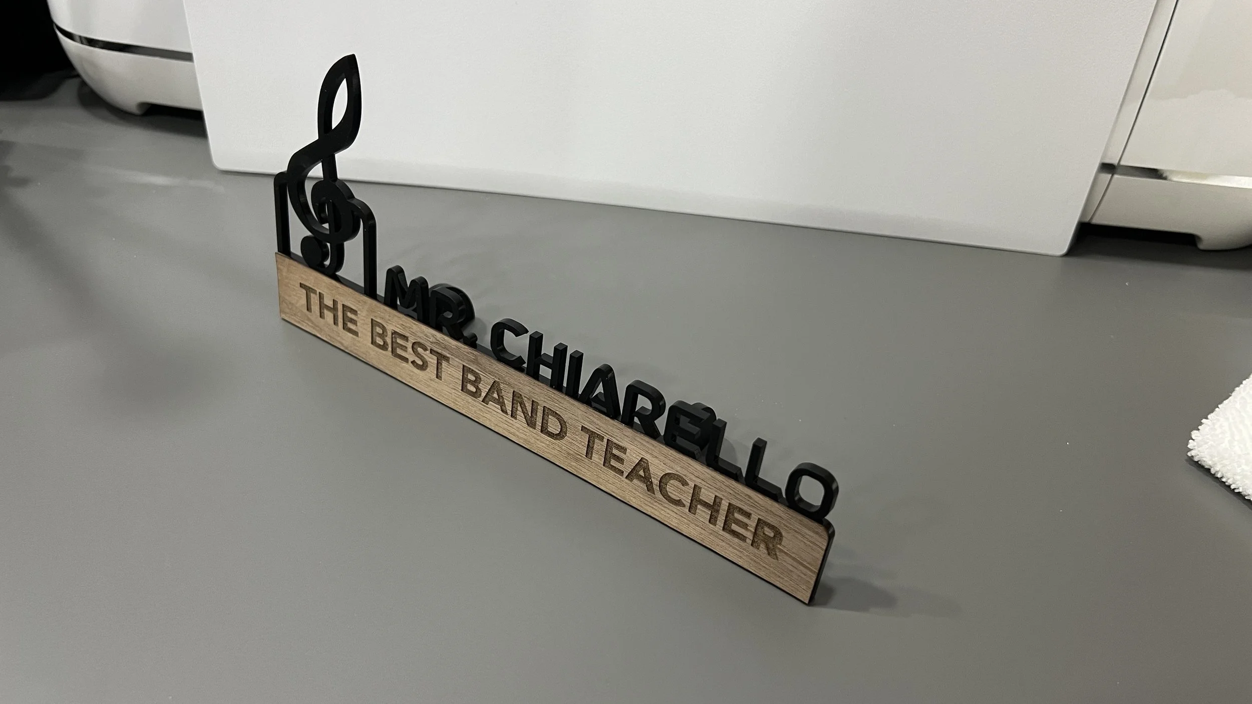Teachers Desk Nameplate