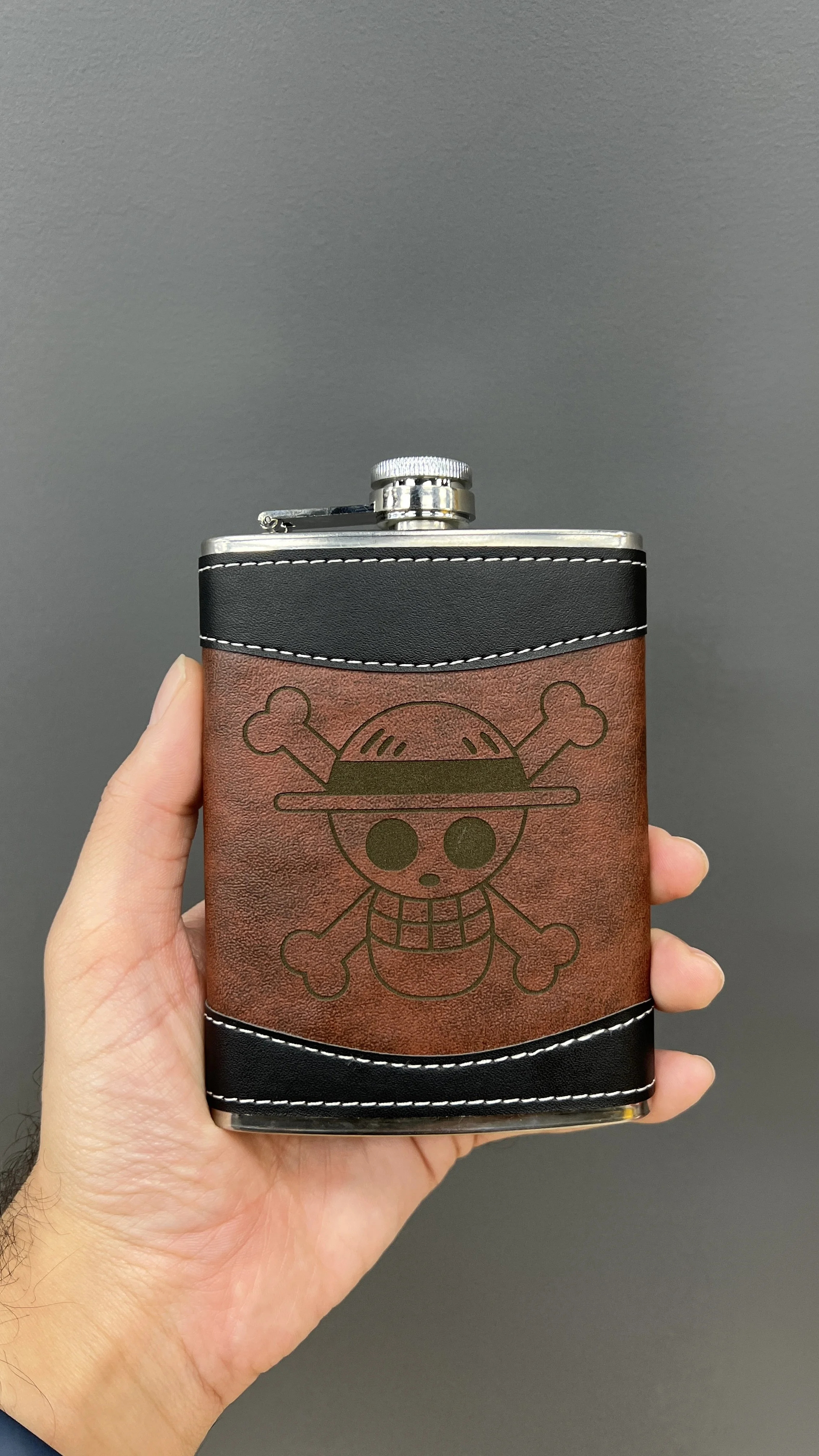 PU Leather Flask