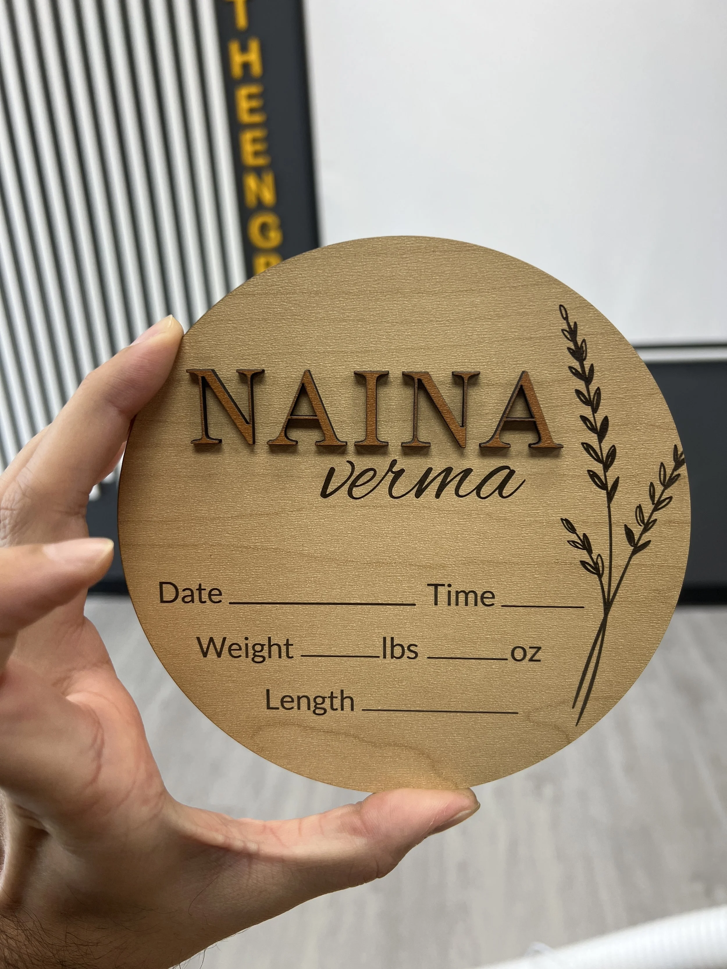 Newborn Name Signs