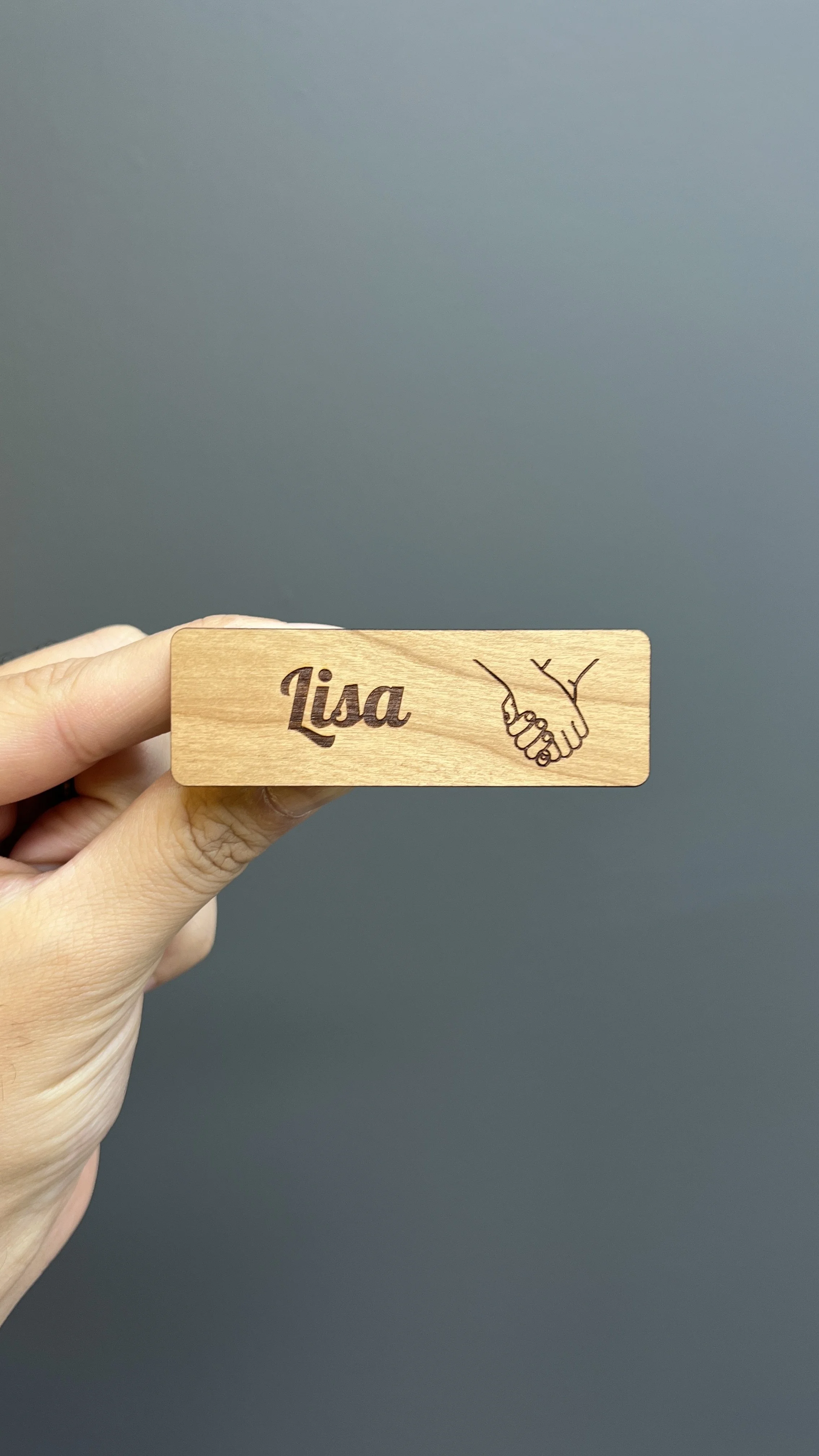 Wooden Name Tags