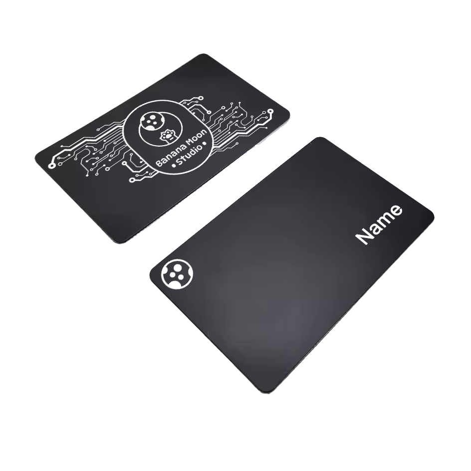 Black Metal NFC Cards