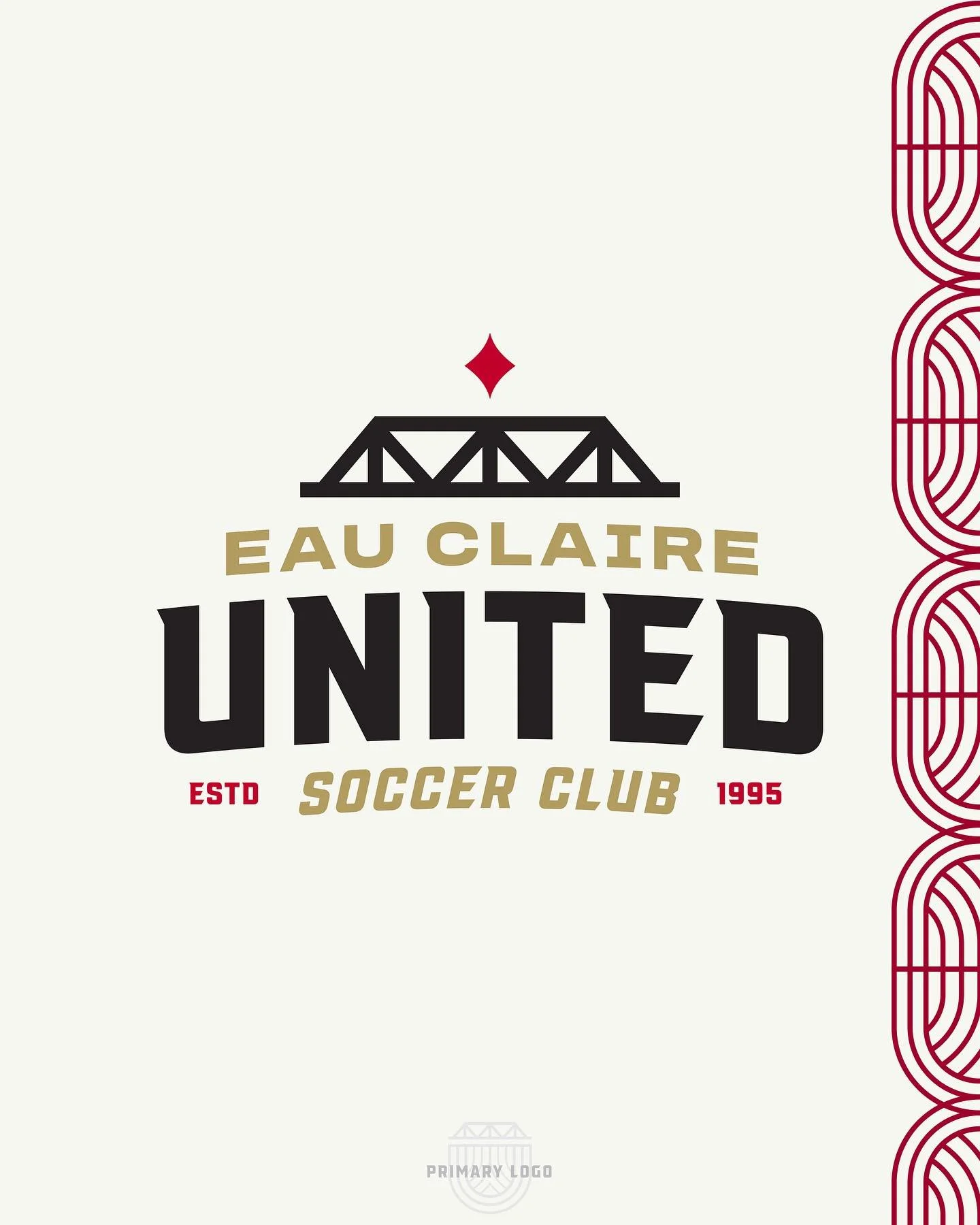 Eau Claire United Soccer Club
A volunteer &amp; non-profit youth soccer club who develops area soccer players through coaching and increased competition. 

Here&rsquo;s a peek into their branding and the thoughts behind their mark and badge! 

This w