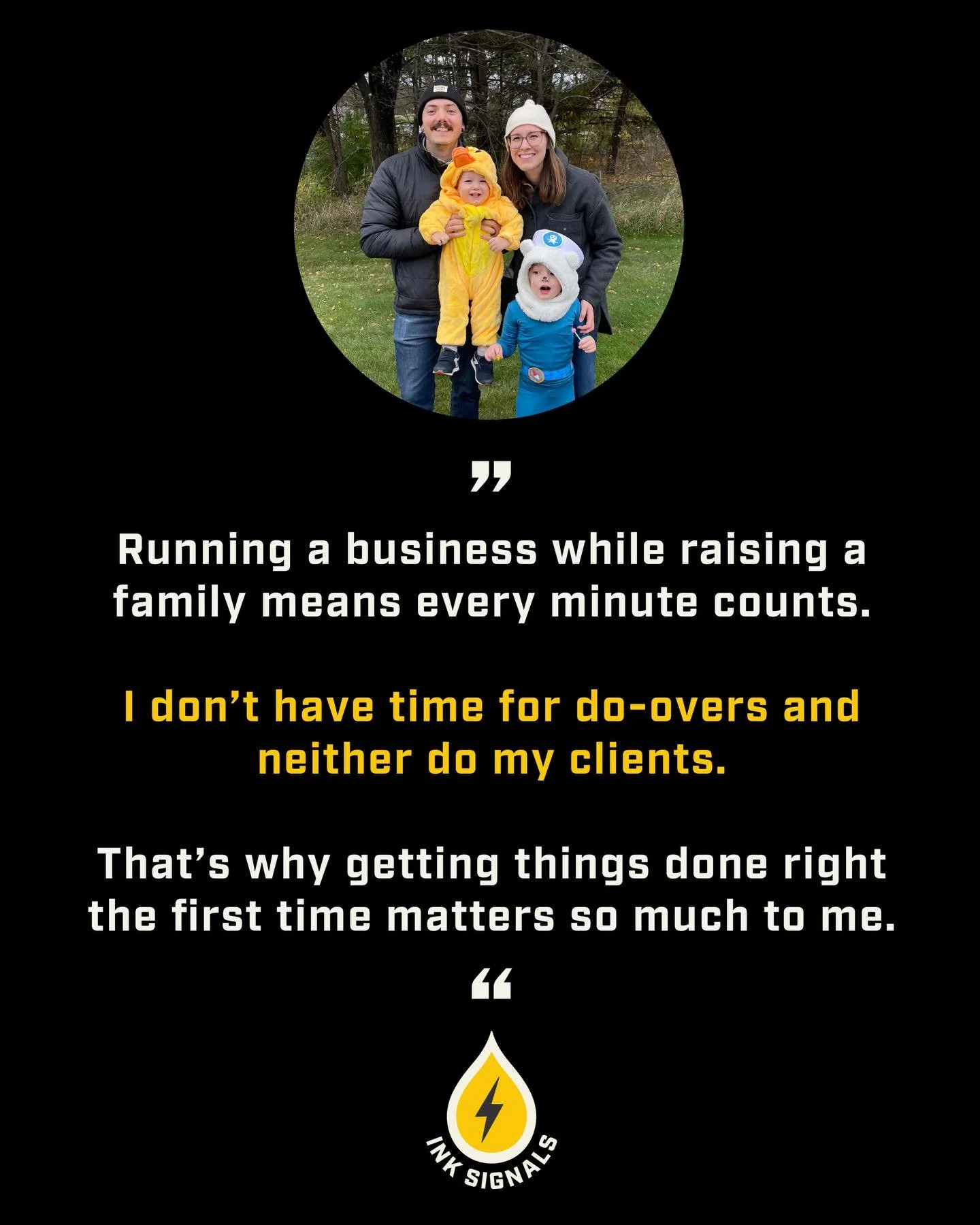 It&rsquo;s a mindset that starts at the beginning of every project we do at Ink Signals to make sure we have everything we need to ensure things run as smoothly as possible.

Want to make something together? Signal us!