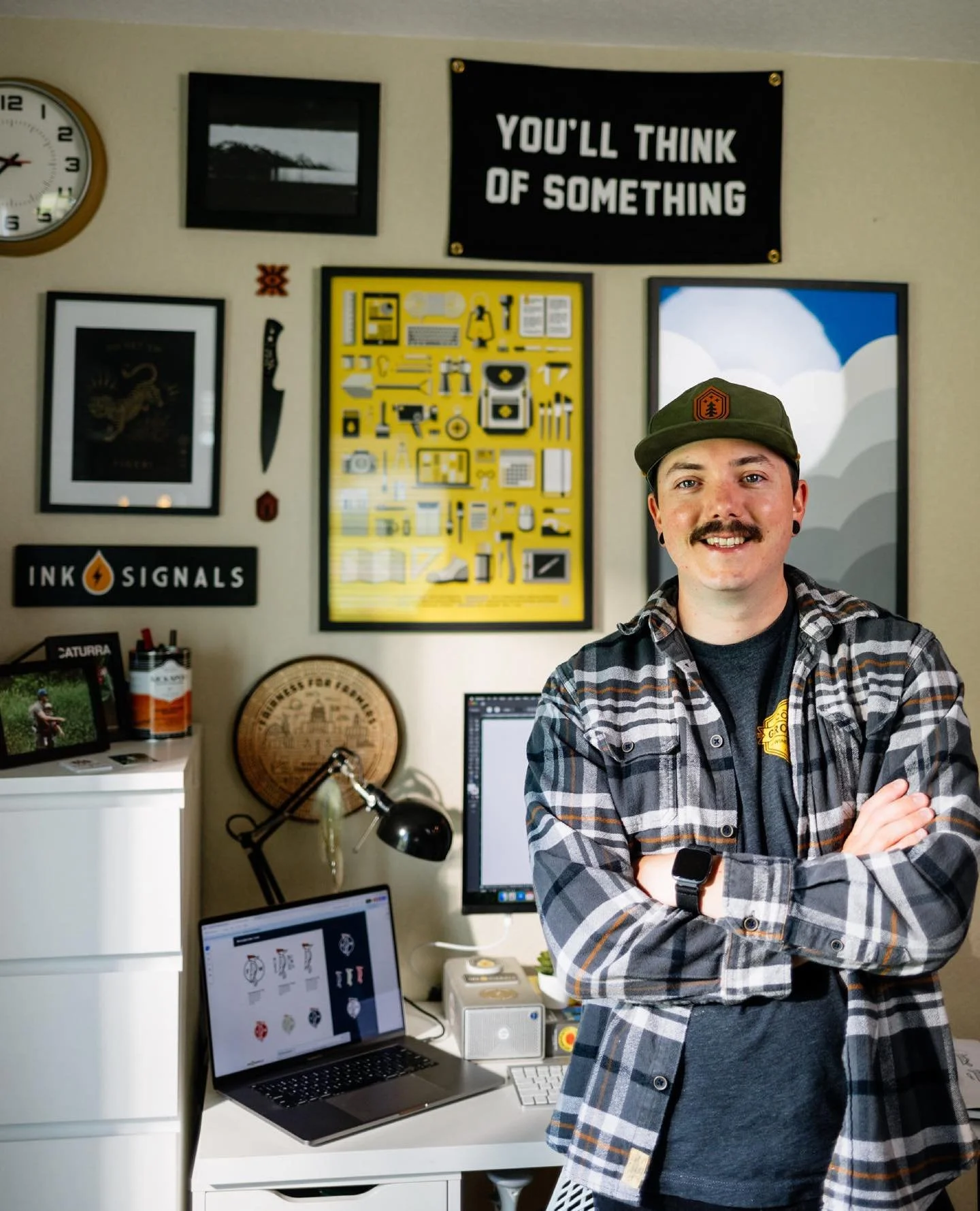 Ink Signals is a full service design and print company.⁠
⁠
Owner and lead designer Jesse Burgin, and our partnered team of creatives and printers are ready to make your project come to life and help move your business forward!⁠
⁠
Jesse is the lead de