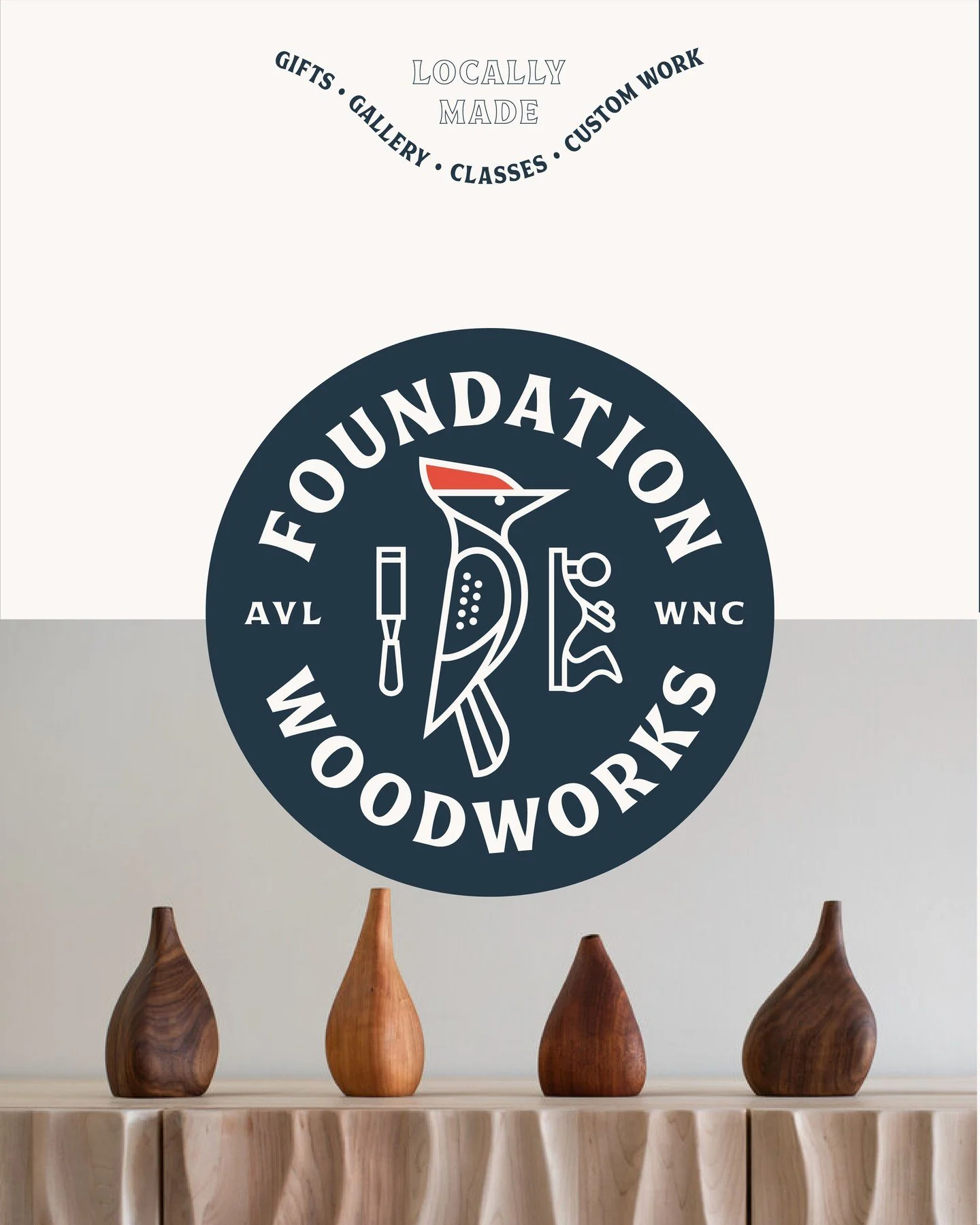 This is what resilience looks like! ⁠
⁠
Back in 2023 I had the pleasure of working with Mark and Jacqueline from Foundation Woodworks on their new branding. They had recently purchased Foundation Woodworks, a gallery and community woodshop in the his