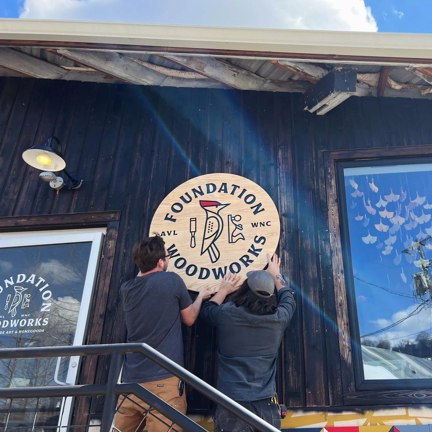 When we were making the brand for Foundation Woodworks one of the constraints was they wanted to make their own sign out of wood using their in-house cnc machine! I had to take that into consideration when designing this mark. It had to be simple eno