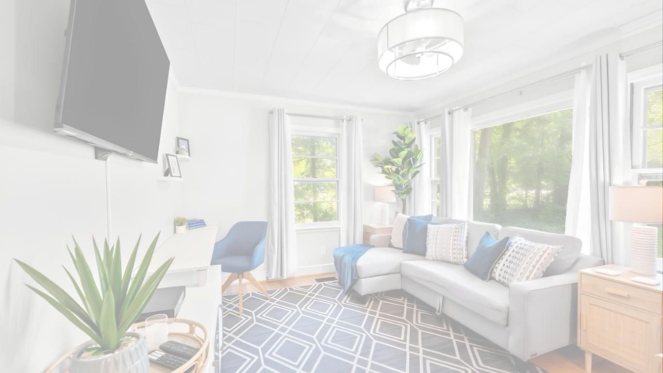 Budget Airbnb Living Room Setup (Under $800)