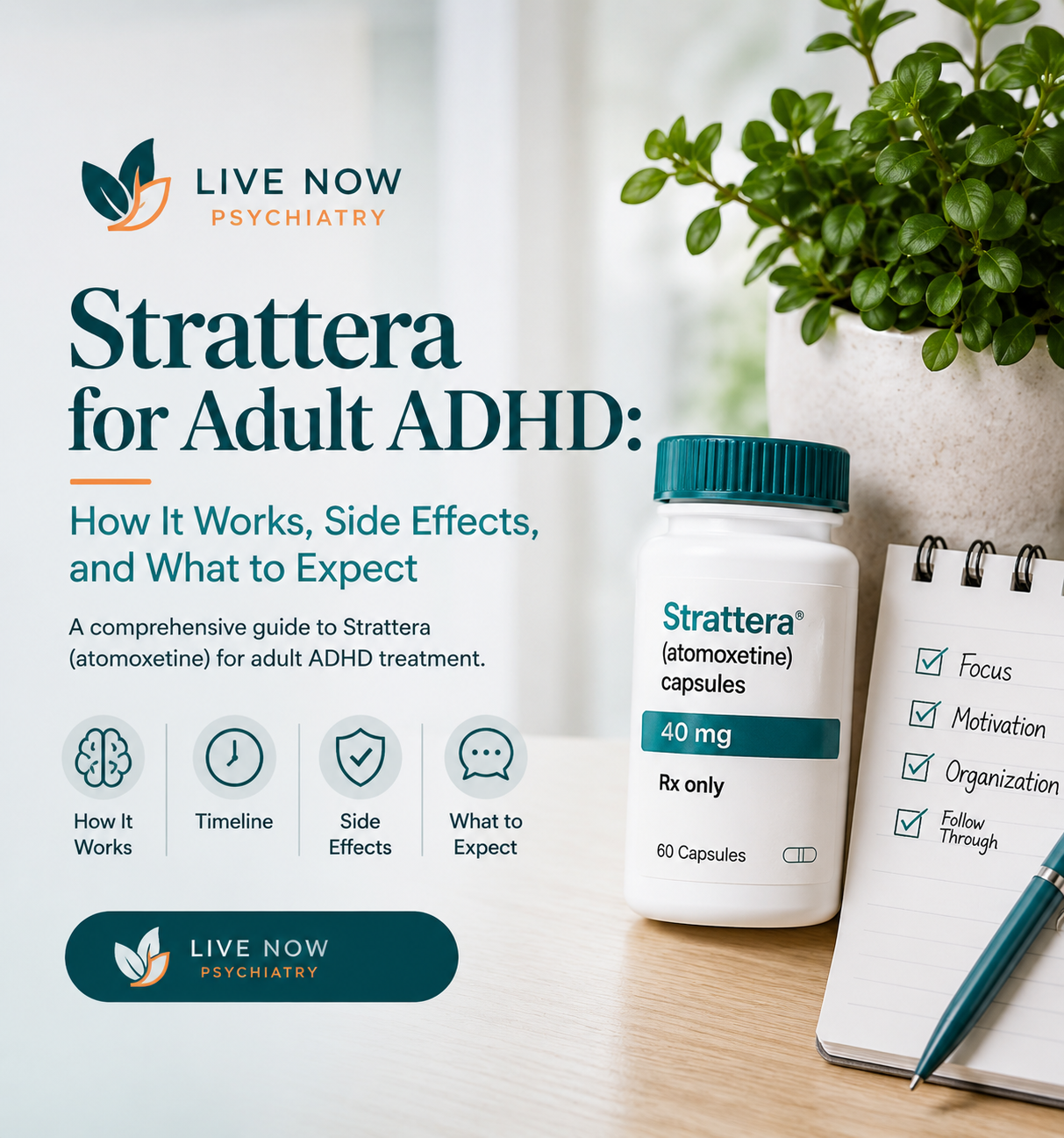 Strattera for Adult ADHD: How It Works, Side Effects, and What to Expect