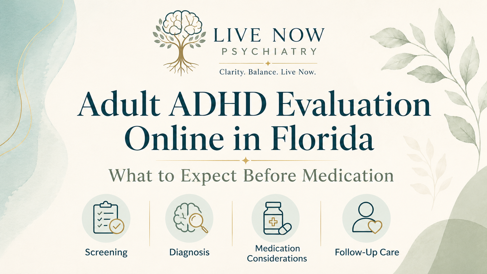 Adult ADHD Evaluation Online in Florida: What to Expect Before Medication