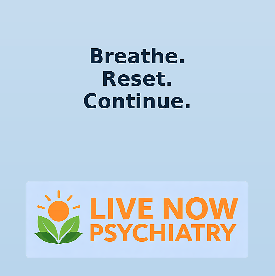 Anxiety treatment for adults in Florida through secure online telepsychiatry at Live Now Psychiatry