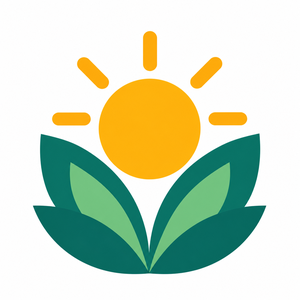 Sunrise and leaves representing personalized mental health care