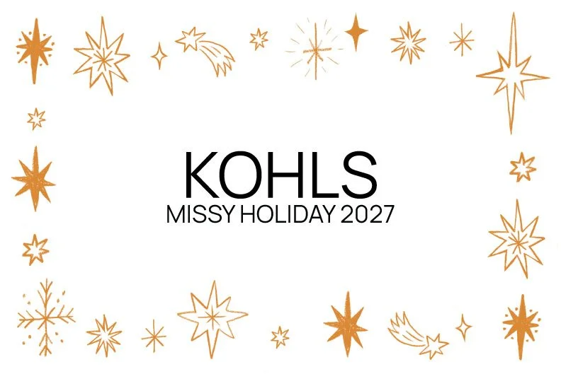 KOHLS HOLIDAY 2027