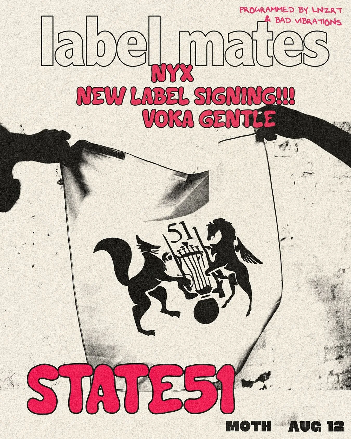 Excited to share that @state51 distribution favourites @nyx.edc will be joining the lineup alongside @voka_gentle for the state51 x Label Mates series!

NYX is a collective of experimental vocalists and electronic artists based in London. Their work 