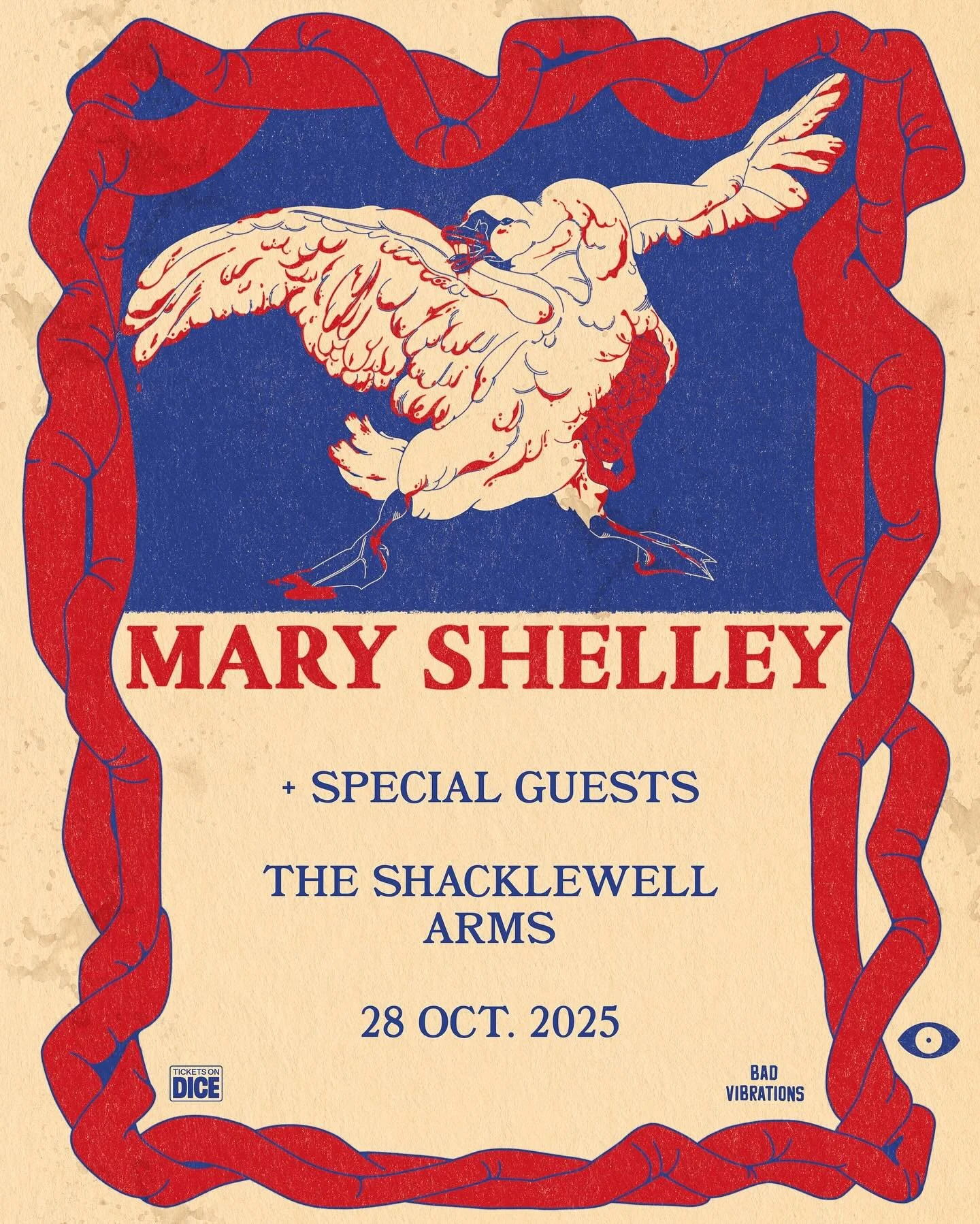Delivering a unique fusion of dance punk the Brooklyn dance punk four-piece @maryshelleyband will be joining us @shacklewellarms on 28th October!! 
+ special guests

Get tickets @dicefm